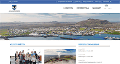 Desktop Screenshot of grindavik.is